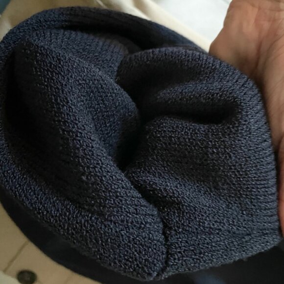 St. John navy blue santana knit crop pants size 8 - Picture 9 of 9